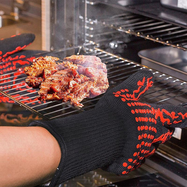 BBQ Gloves Extreme Heat Resistant 932°F(500°C)